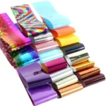 10pcs mix Holographic Starry Laser Nail Art Foils - Image 3